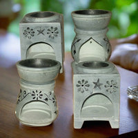 Soapstone Aromatherapy Tea Light Diffuser + Free Gift | Ki Aroma