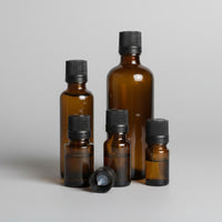 18mm Black Tamper Proof Dropper Cap with Orifice Reducer | Ki Aroma