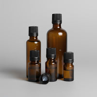 18mm Black Tamper Proof Dropper Cap with Orifice Reducer | Ki Aroma