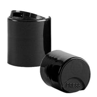 Smooth Disc Top Cap - Black/White - 20-410/24-410 | Ki Aroma