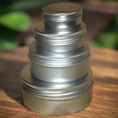 Aluminum Canister with Screw Top Lid - 15ml/30ml/60ml/150ml/250ml | Ki Aroma