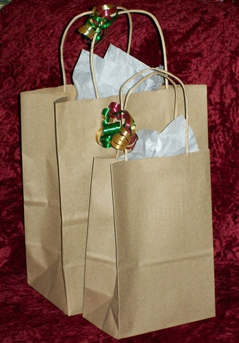 Recycled Kraft Paper Gift Bag with Handles | Ki Aroma