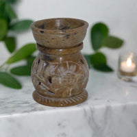 Soapstone Aromatherapy Tea Light Diffuser + Free Gift | Ki Aroma