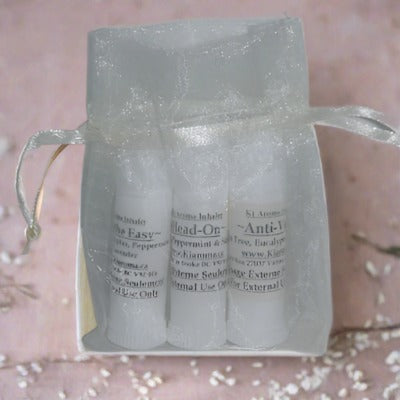 Aromatherapy Inhaler Kit, 3 Essential Oil Blends | Ki Aroma