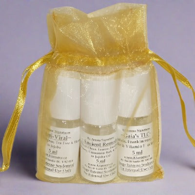 Aromatherapy Roll On Gift Set, 3 Synergy Blends in Jojoba | Ki Aroma