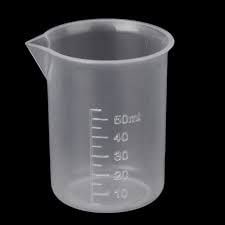 Measuring Beaker - Reusable Polypropylene - 50ml | Ki Aroma